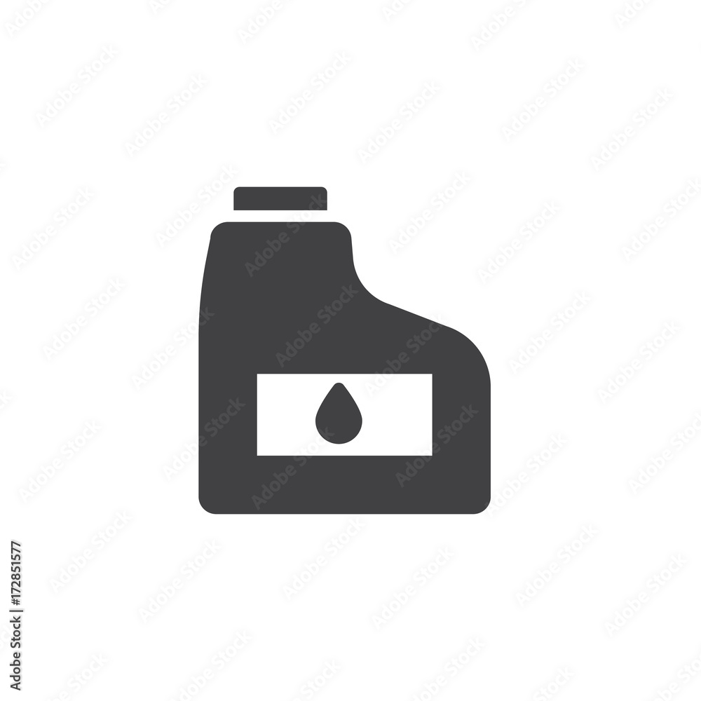 Machine oil icon vector, filled flat sign, solid pictogram isolated on white. Symbol, logo illustration. Machine oil icon vector, filled flat sign, solid pictogram isolated on white. Symbol, logo illustration.