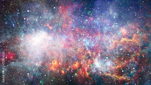 Nebula and galaxies in space. Elements of this image furnished by NASA.
