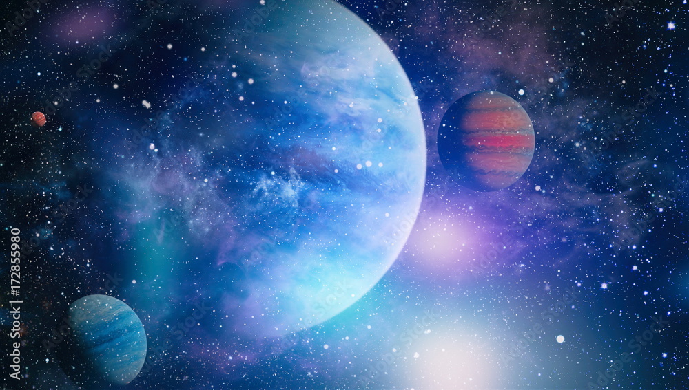 Fototapeta premium Galaktyka - elementy tego obrazu dostarczone przez NASA