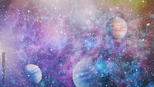 Fototapeta Naklejka Na Ścianę i Meble -  Galaxy - Elements of this Image Furnished by NASA