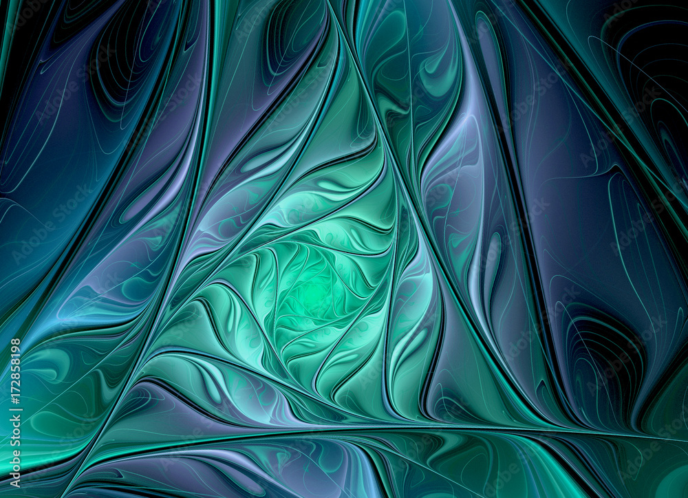 Obraz premium abstract multicolored fractal pattern