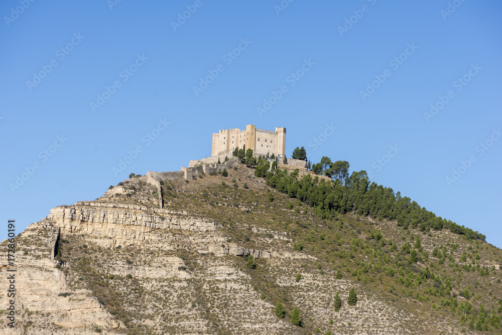 The river Ebro on its way through Mequinenza, Aragon