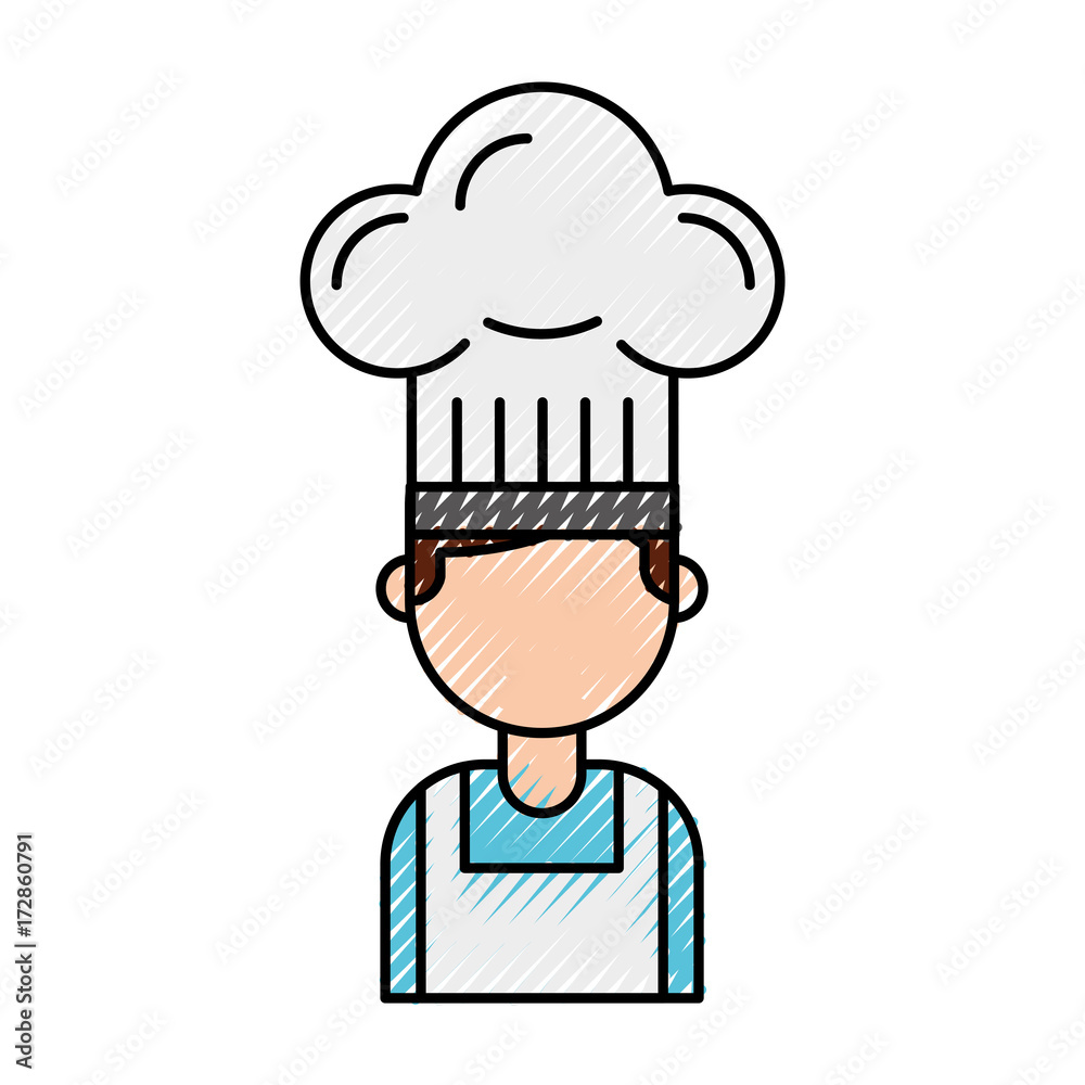young confident chef man in uniform hat sign young confident chef man in uniform hat sign