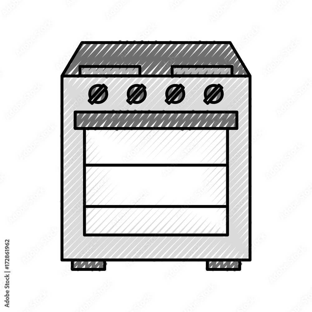 applicance oven kitchen machine image icon ilustration applicance oven kitchen machine image icon ilustration