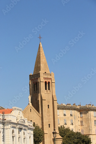Eine alte Kirche auf Korsika photo