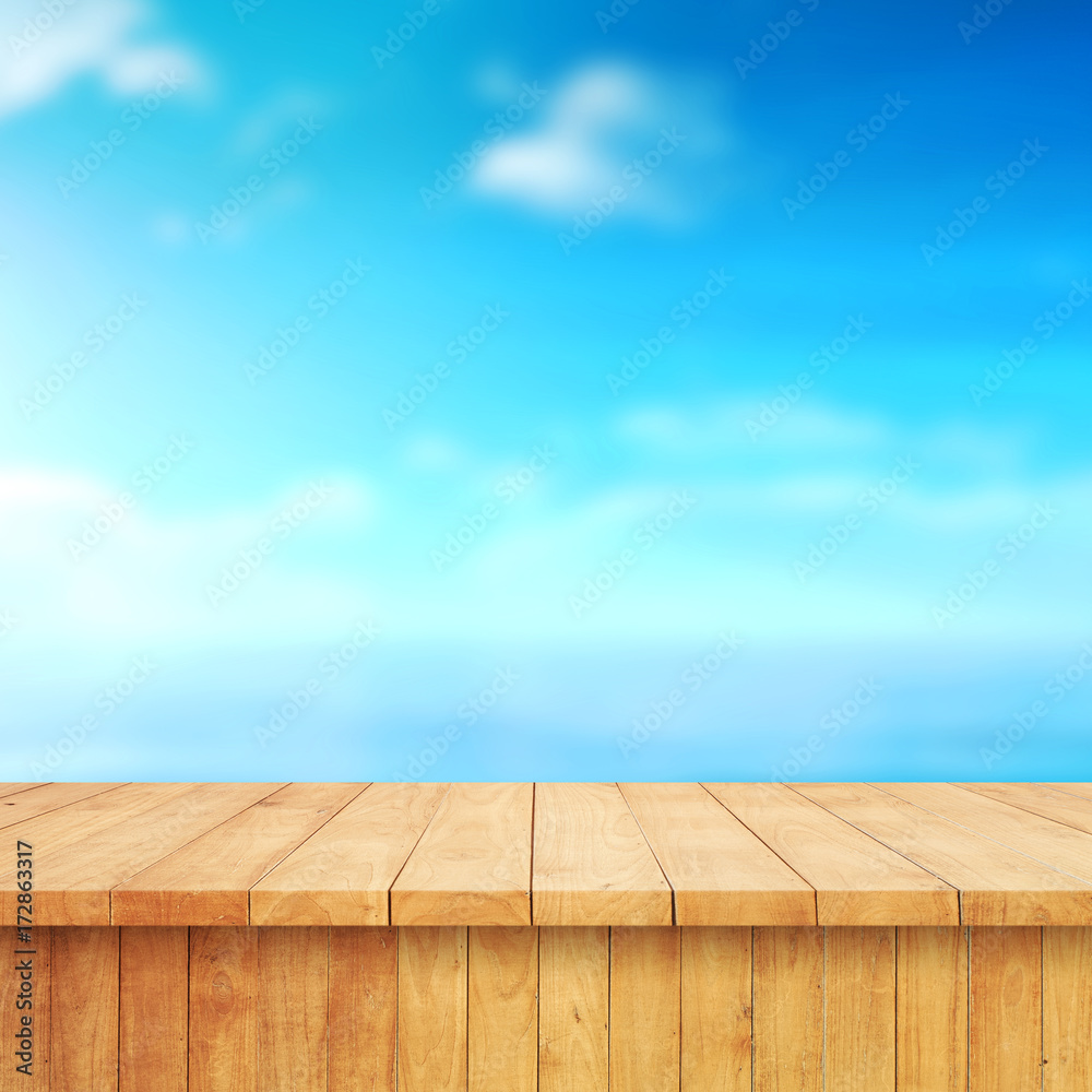 Blurred of sea view background. Panoramic banner for montage product display or design key visual layout. Blurred of sea view background. Panoramic banner for montage product display or design key visual layout.