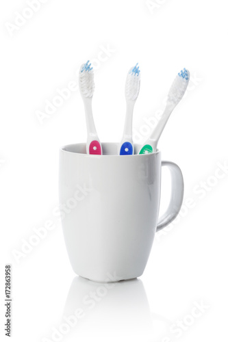 Toothbrush isolated on white