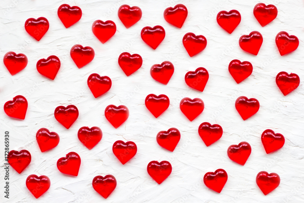 white background with red hearts white background with red hearts