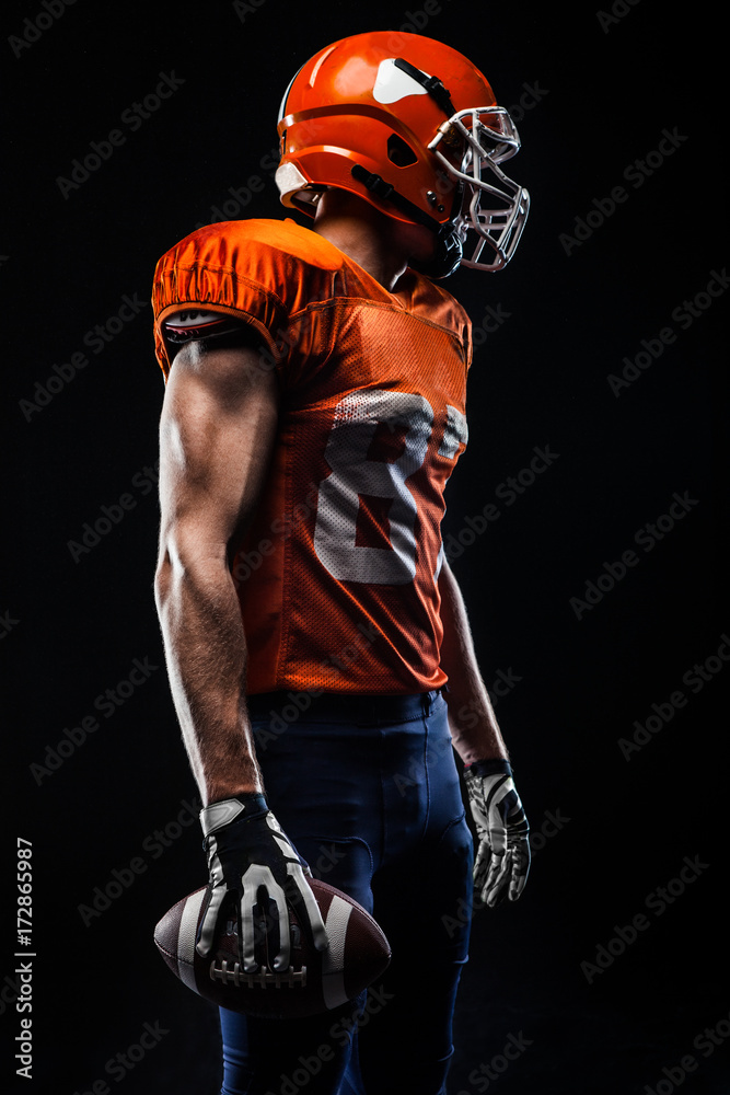 American football sportsman player