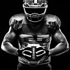 American football sportsman player