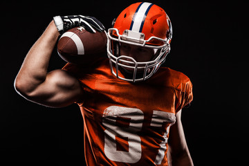 American football sportsman player