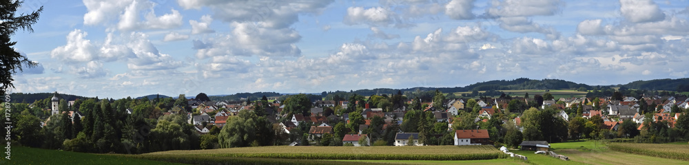 Panorama von Anhausen,  Naturpark Augsburg, Westliche Wälder