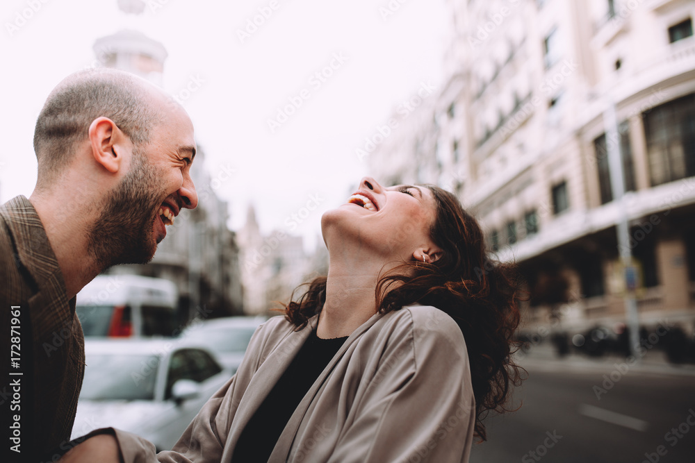 couple laughting couple laughting
