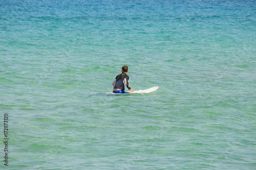Surfer am Meer
