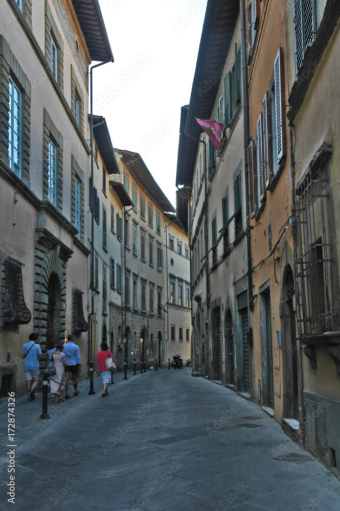 Arezzo, le strade del centro storico