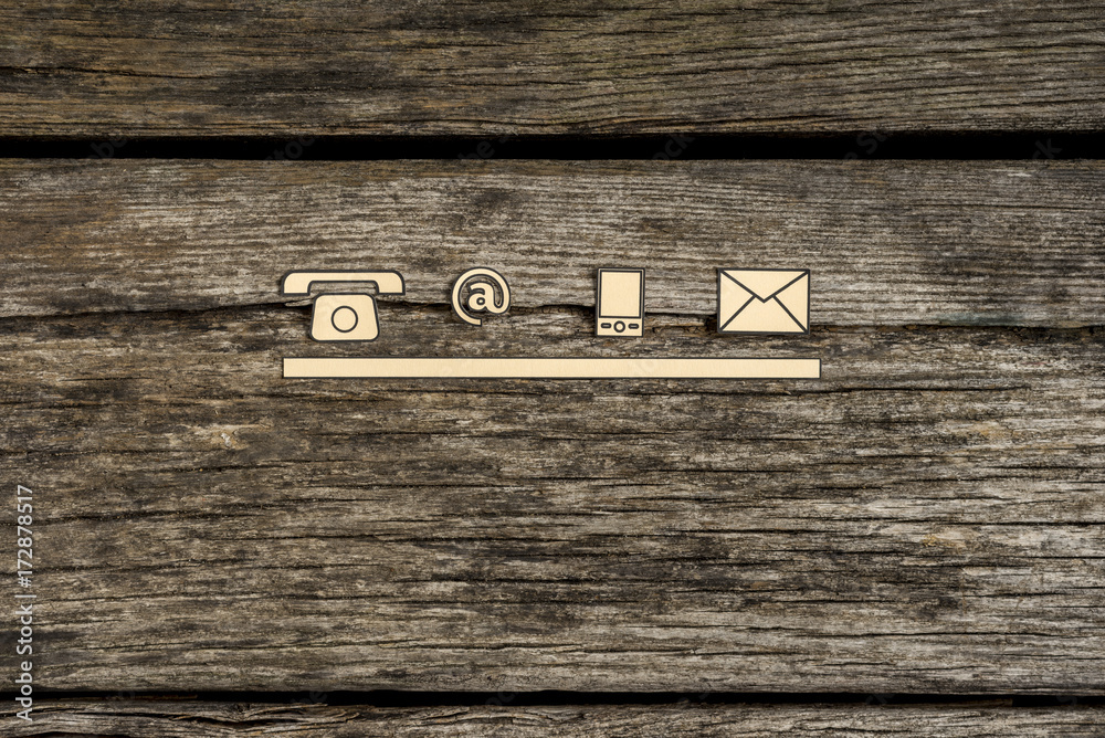 Contact and communication icons Contact and communication icons