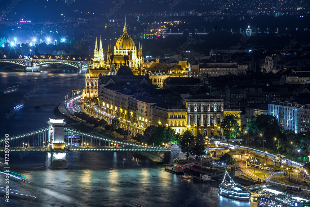 Fototapeta premium vue sur le Danube BUDAPEST