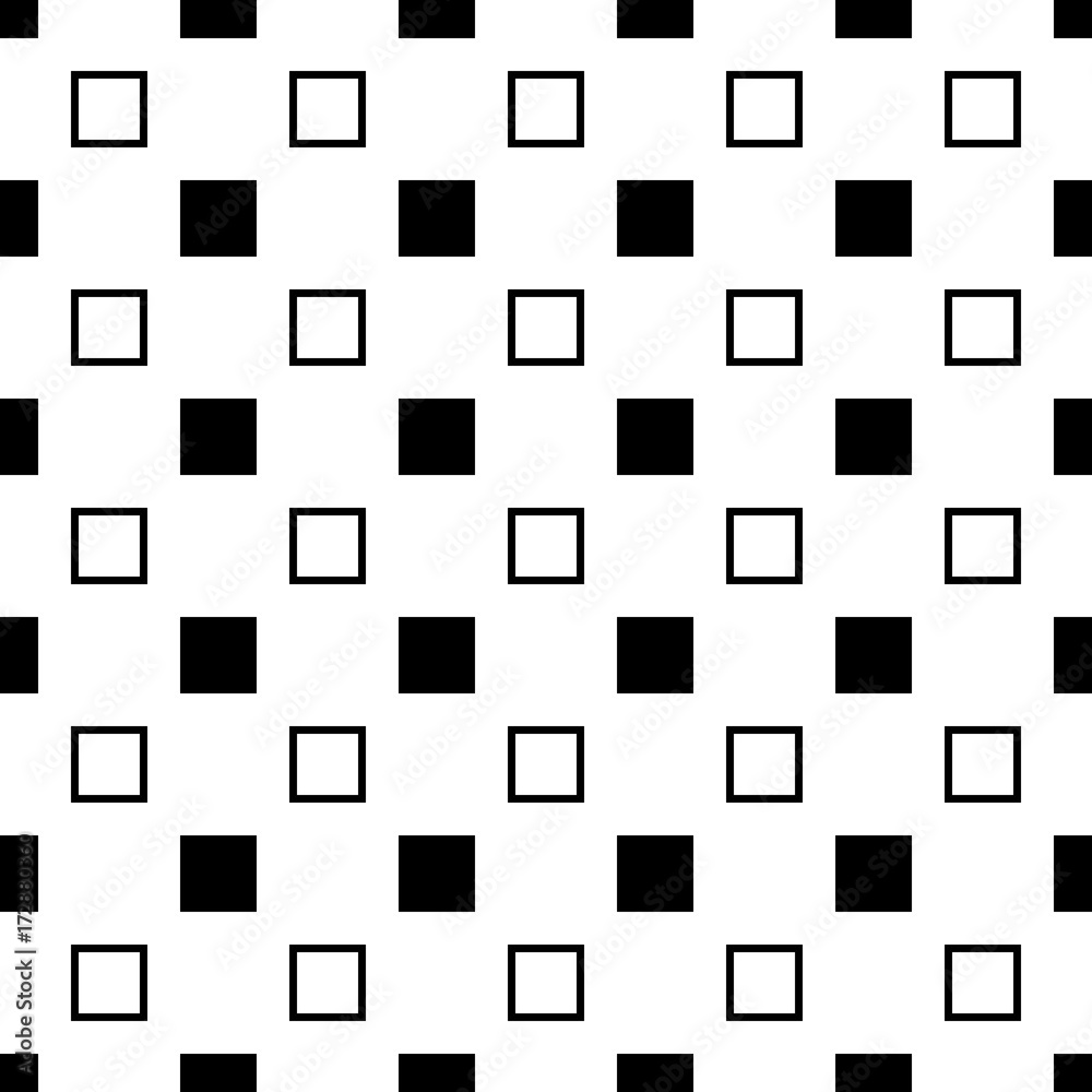 Black and white seamless abstract geometrical square pattern - vector background graphic design Black and white seamless abstract geometrical square pattern - vector background graphic design