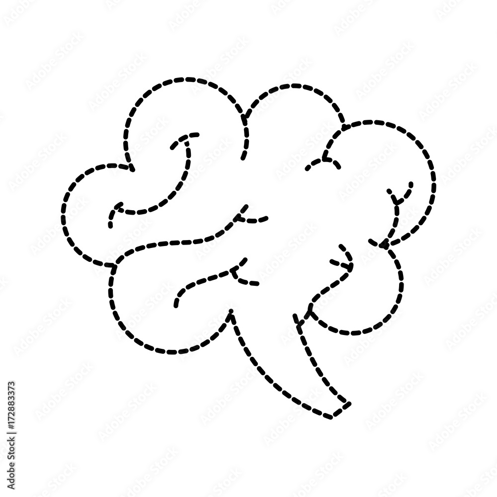 human brain mind or intelligence icon vector illustration