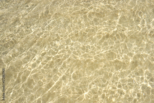 Textura água e areia