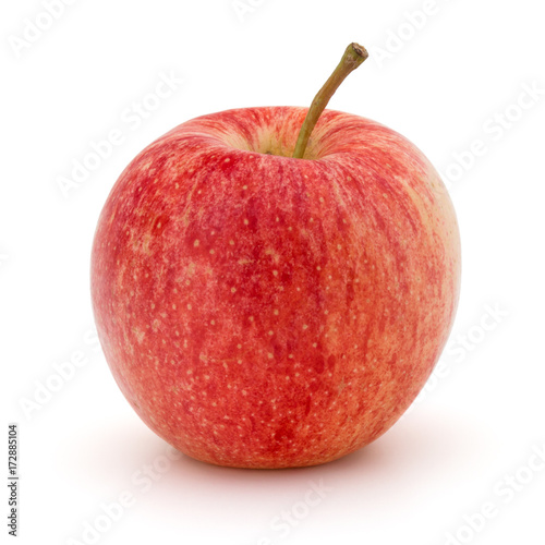 Red apple isolated on white background cutout