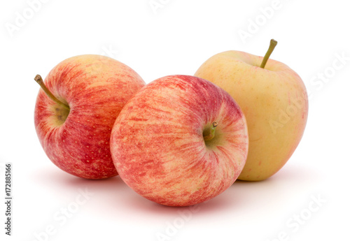 Red apple isolated on white background cutout