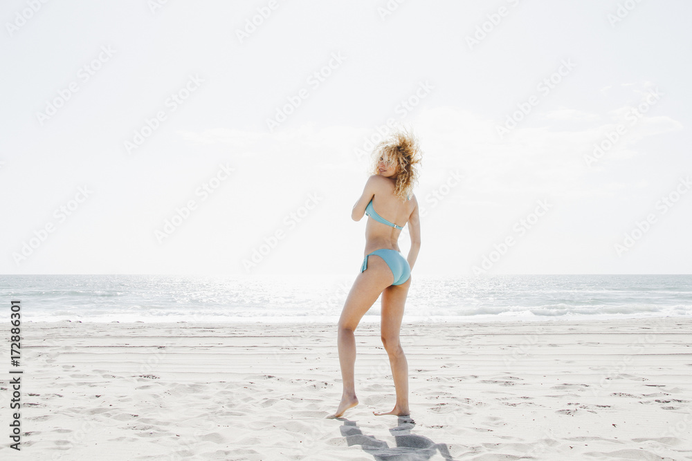Young Women on the California Coastline Young Women on the California Coastline