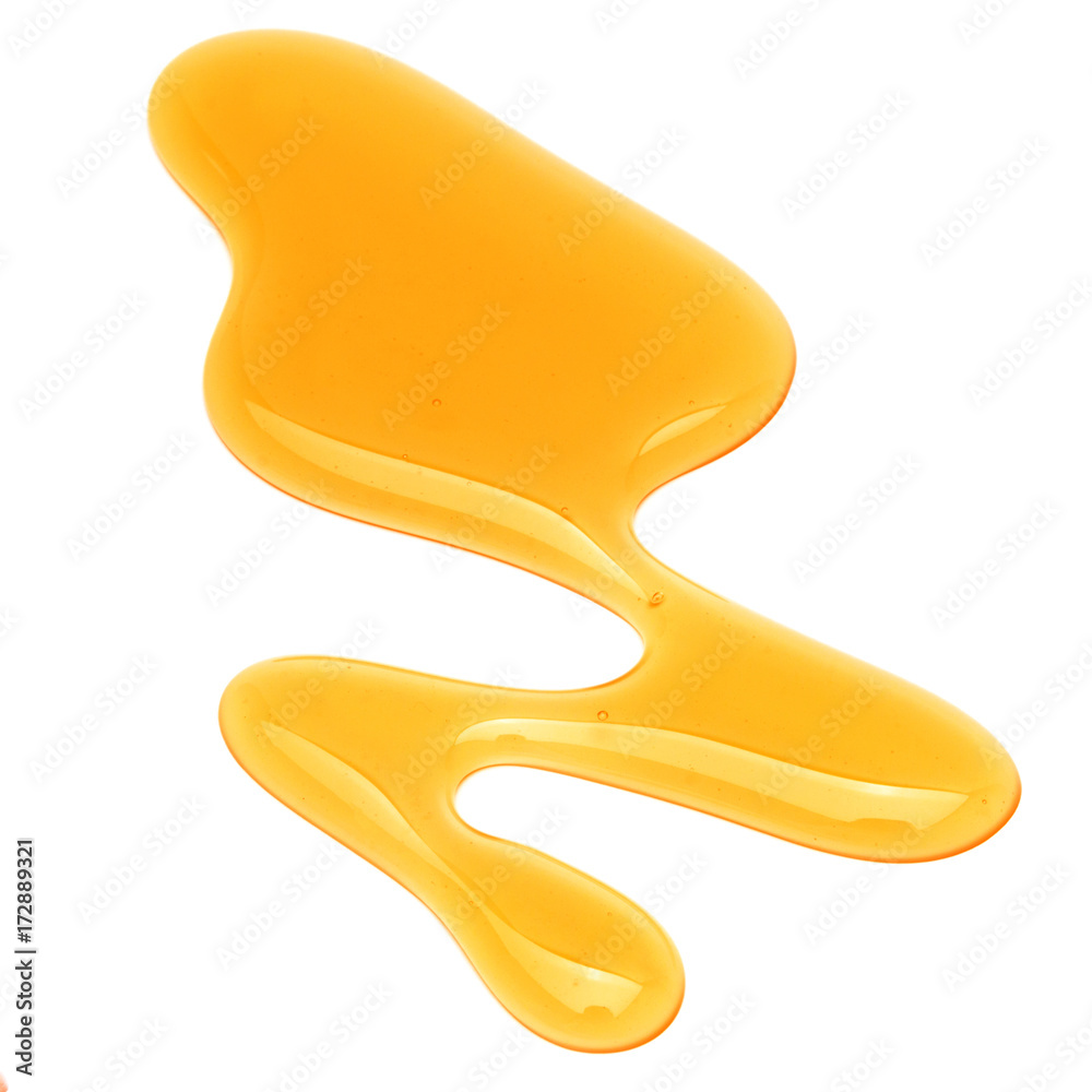 Sweet honey drips isolated on white background. Syrup droplet, nectar drops. Sweet honey drips isolated on white background. Syrup droplet, nectar drops.