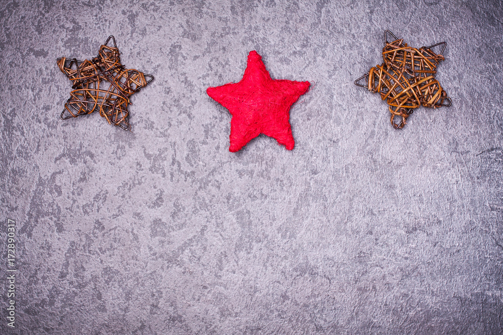 Christmas greeting card. Noel festive background. New year symbol. Star. . Copy space to your text. Christmas greeting card. Noel festive background. New year symbol. Star. . Copy space to your text.