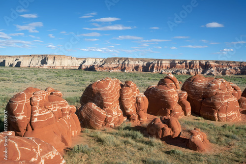 фотографія Red mounds, Blue Canyon, Hopi Indian Reservation, Arizona