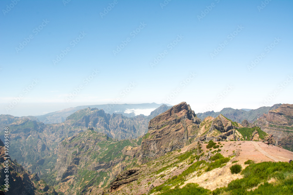 Aussicht von einem Berg in Portugal