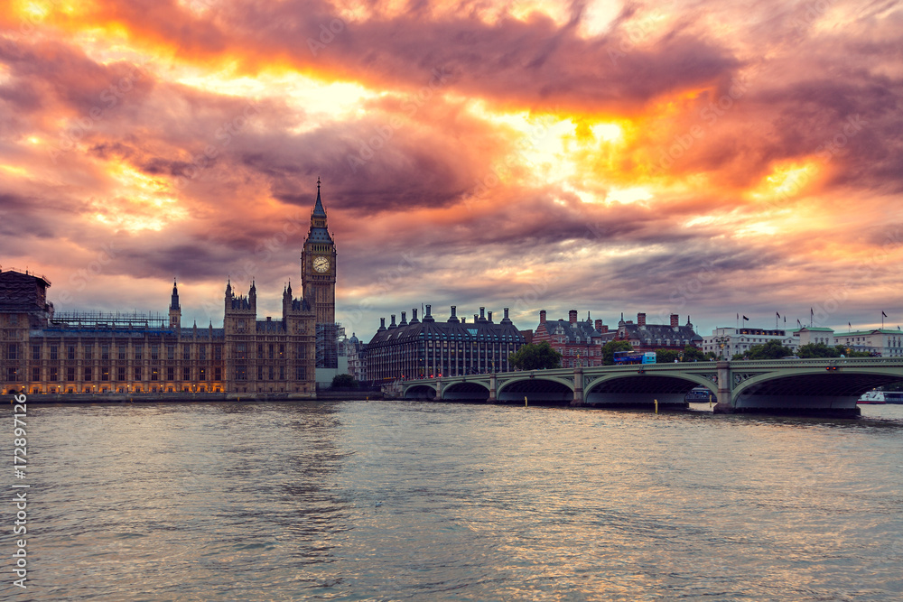 Fototapeta premium Big Ben and the Palace of Westminster