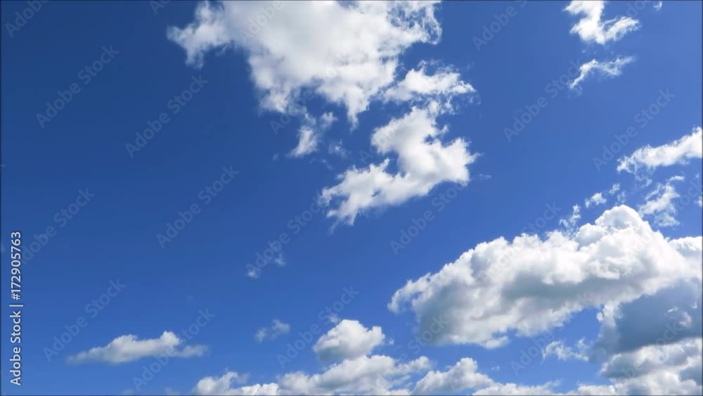 流れる雲 タイムラプス 青空 流れる雲 タイムラプス 青空