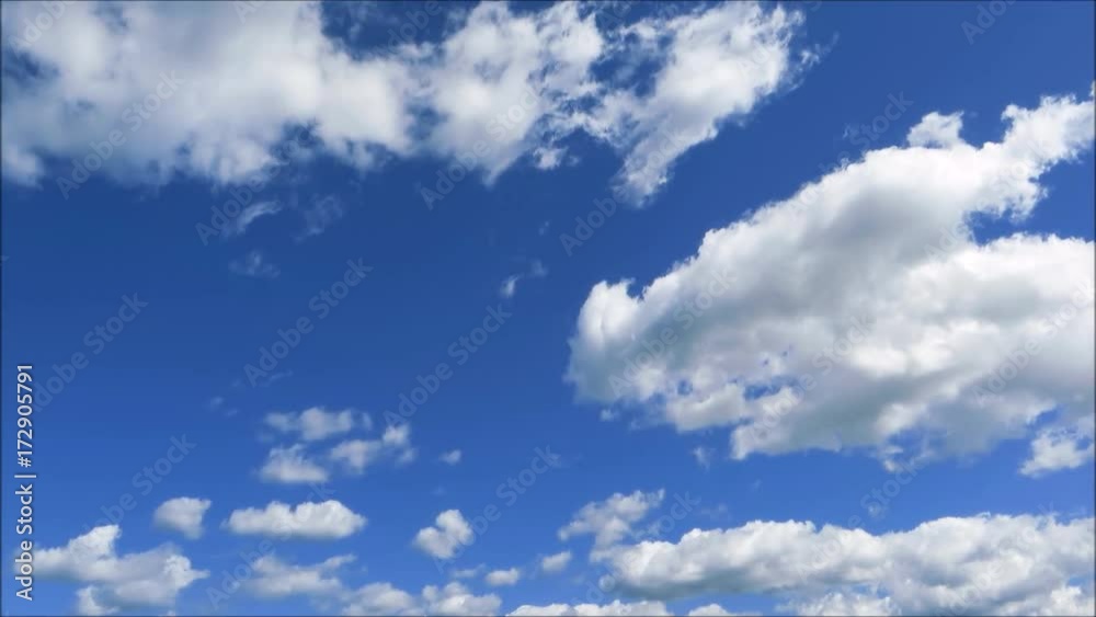 流れる雲 タイムラプス 青空 流れる雲 タイムラプス 青空