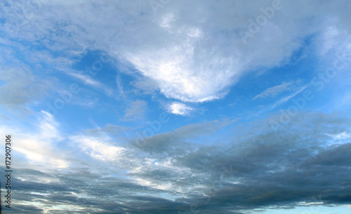 Fhoto sky with clouds