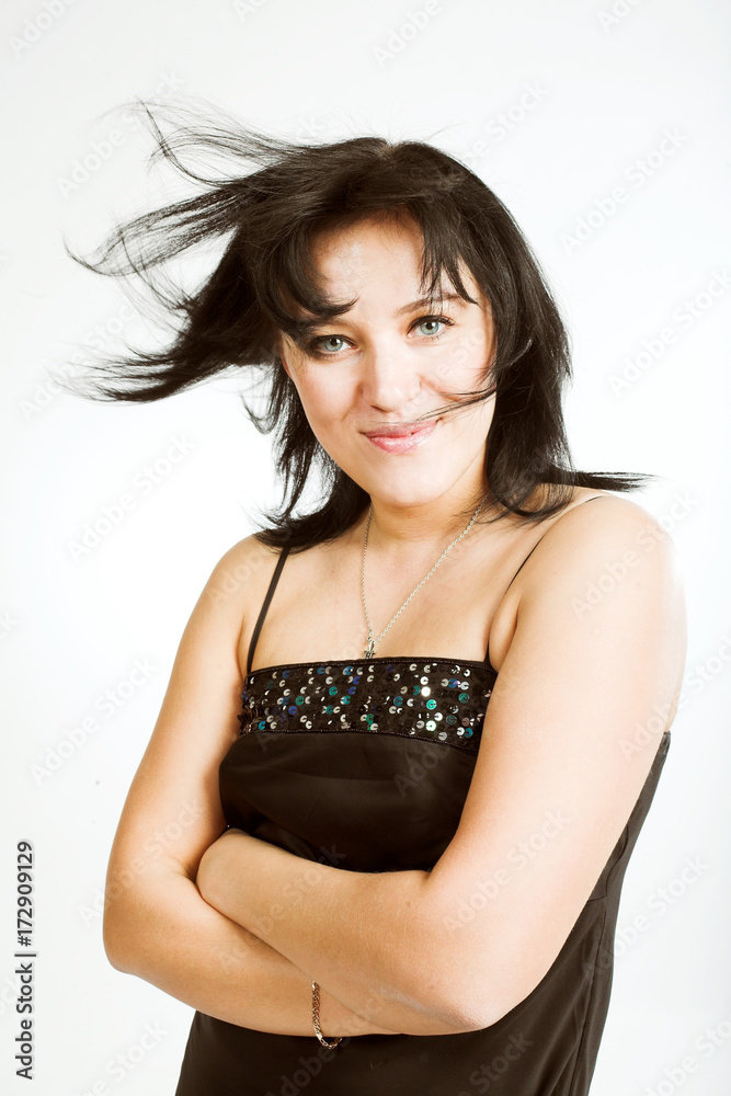 woman isolated on white background woman isolated on white background