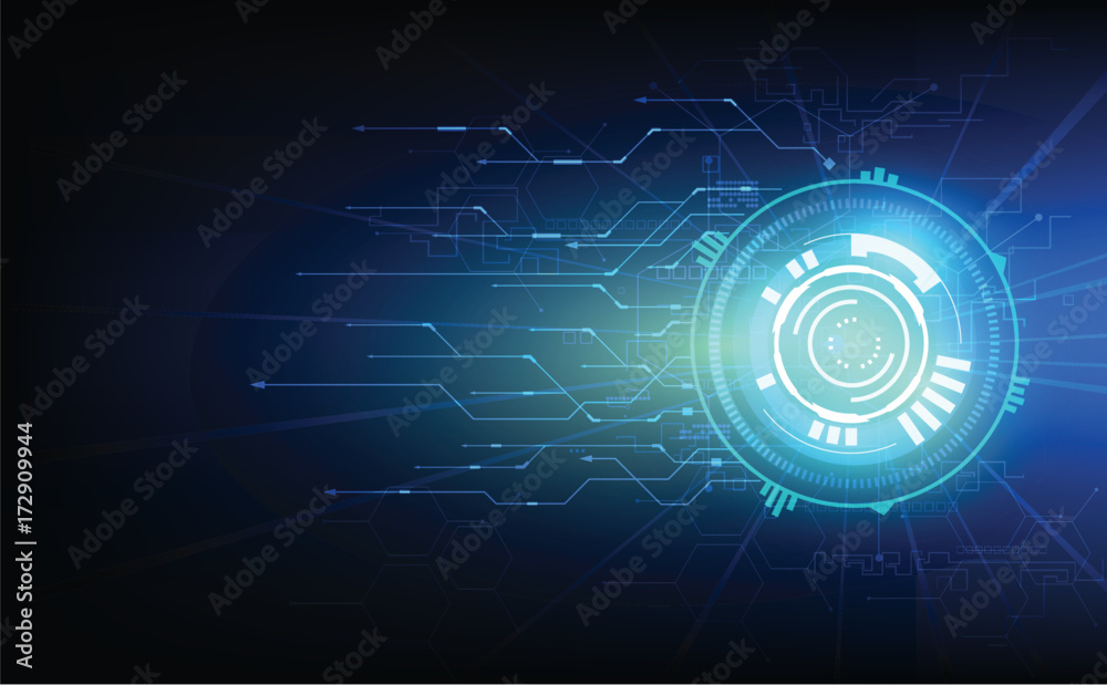 abstract technology sci fi circuit design innovation concept vector background