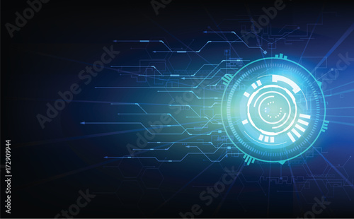 abstract technology sci fi circuit design innovation concept vector background