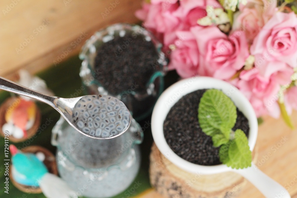 Basil seeds for fiber beverage and raw seed Basil seeds for fiber beverage and raw seed