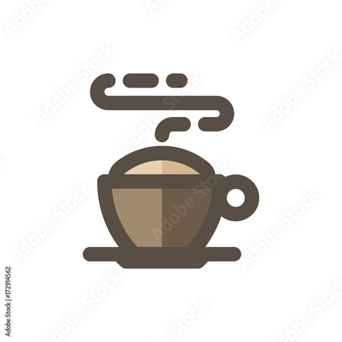 Coffee Filled - Latte Icon