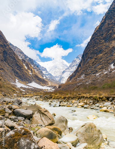 On the way from Deurali to Annapurna Base Camp, Nepal photo