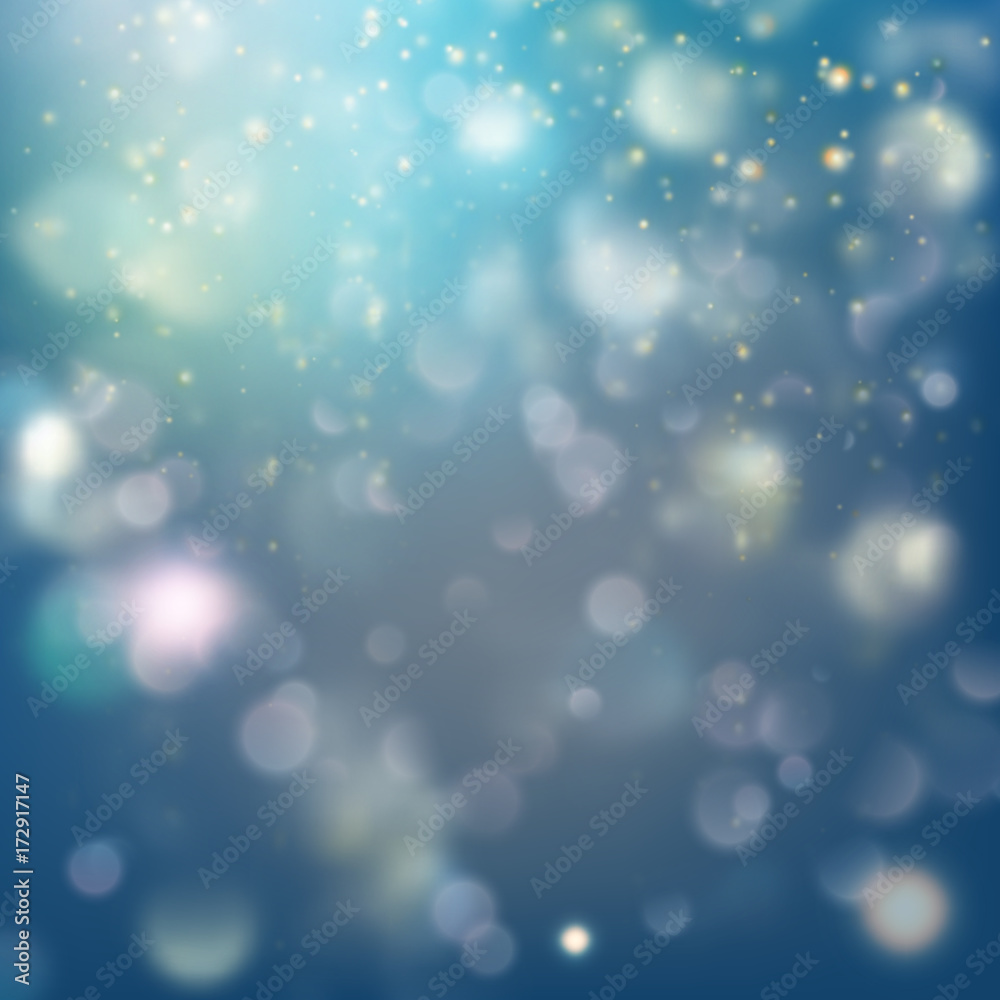 Shimmering blur background with shining lights. EPS 10 vector