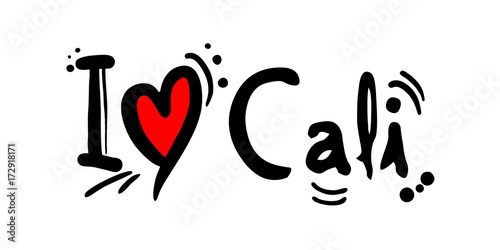Cali city of Colombia love message