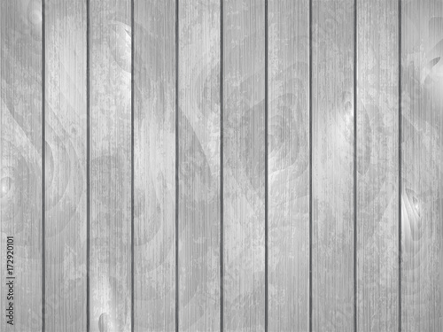 White wood vector illustration. Wooden background  light textured pattern  white oak. White and grey light wooden grunge desk.