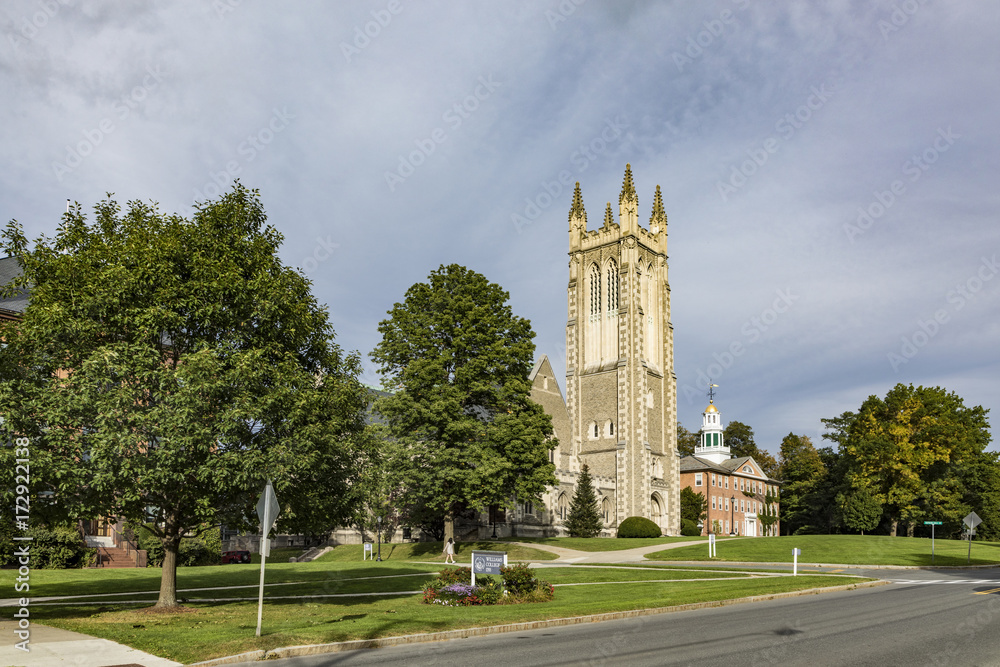 Thompson Memorial Chapel in Williamstown, Berkshire County, Massachusetts