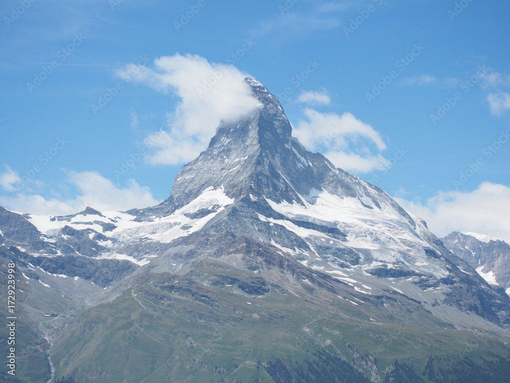 mountain landscape of Matterhorn, Switzerland mountain landscape of Matterhorn, Switzerland