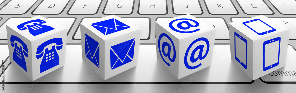 Kontakt StockFoto Adobe Stock