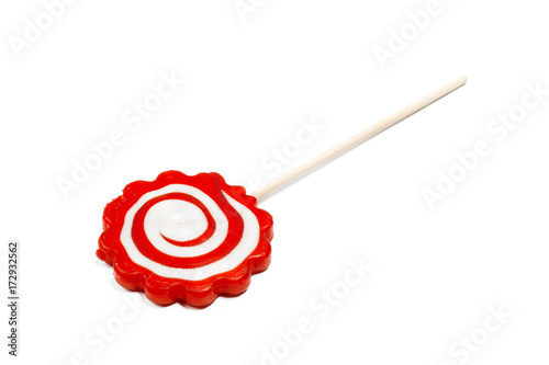 lollipop on white background