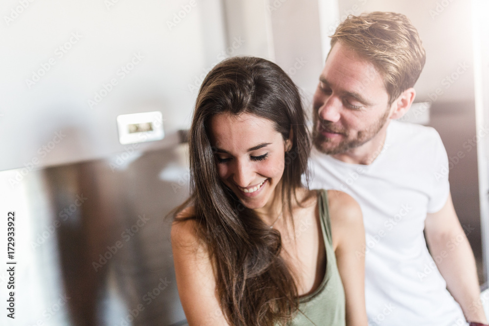Couple relaxing at home Couple relaxing at home