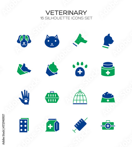 Vet flat icon